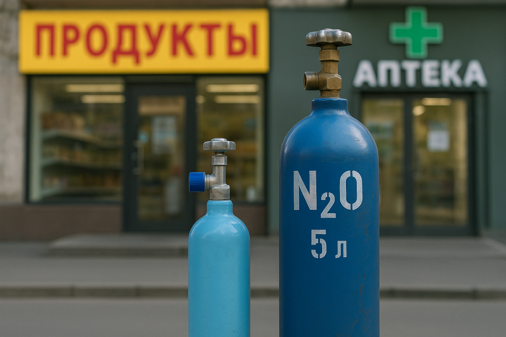 Круглосуточная доставка веселящего газа на дом в МО